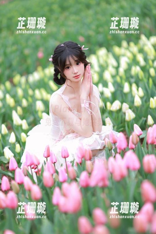 体验花リリ(Plant Lily)的女仆面具套图，免费下载与她共舞异世界